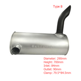 Muffler Silencer KRH1386 Fits for CASE Excavator CX210LR CX210