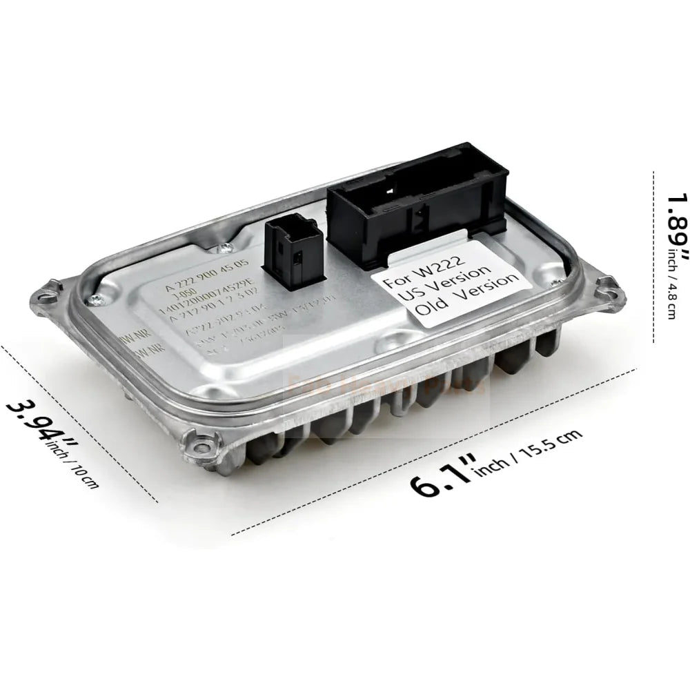 Xenon HID Headlight Ballast Control Module Unit A2229004505 Fits for Mercedes - Benz S Class W221 W222 2013 - 2017 Support Editing - Fab Heavy Parts