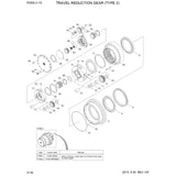 Travel Reduction Device XKAY-02147 Fits Hyundai R360LC-7 R360LC-9 R370LC-7 R385