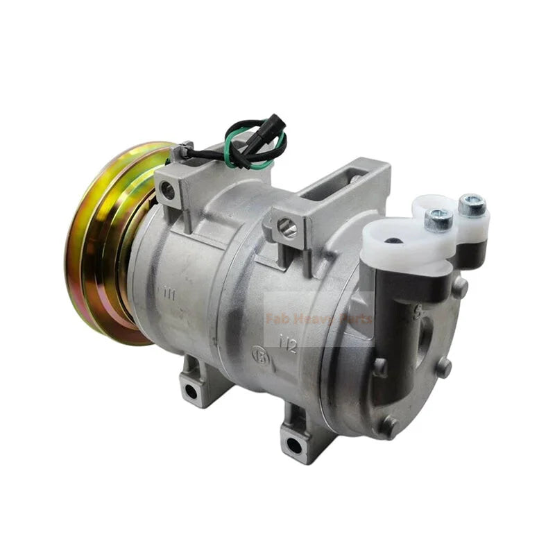 DKS15CH A/C Compressor 4361053 Fits for Hitachi Excavator EX100-5 EX120-5 EX135UR-5 EX200-5 EX210H-5