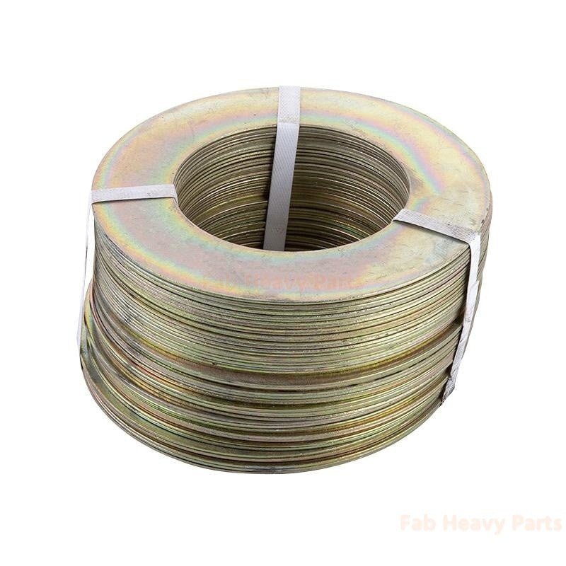 120*200*3mm, Steel Large Bucket Shim Washer Spacer Kit for Excavator Loader Digger - Pack of 10 - Fab Heavy Parts