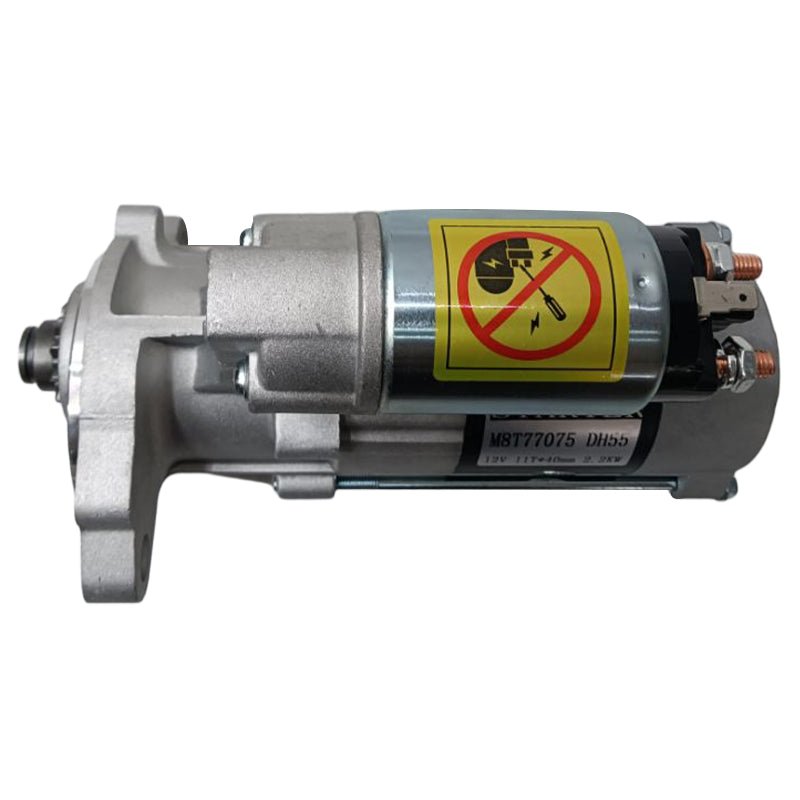 12V 11T Starter Motor M008T77071 8973494020 Fits for Isuzu Engine 4JB1 Fits CASE Excavator CX75 CX75SR - Fab Heavy Parts