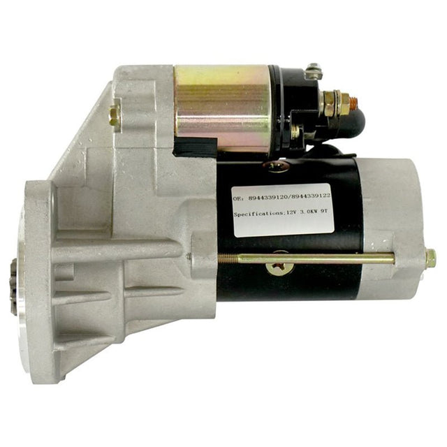 12V 9T Bosch Starter Motor 8944339120 for Isuzu Engine 4JA1 4JB1 Hitachi Excavator EX30UR EX30UR - 2 EX40 EX45 EX50UR - Fab Heavy Parts