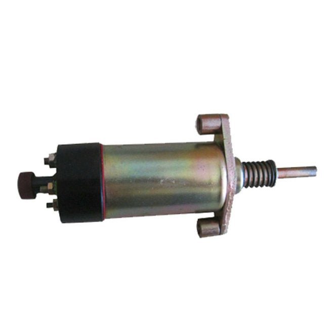 12V Fuel Stop Solenoid 1554654 155 - 4654 Fits for Caterpillar 330 330C 330B Excavator, Engine 3116 3126 - Fab Heavy Parts