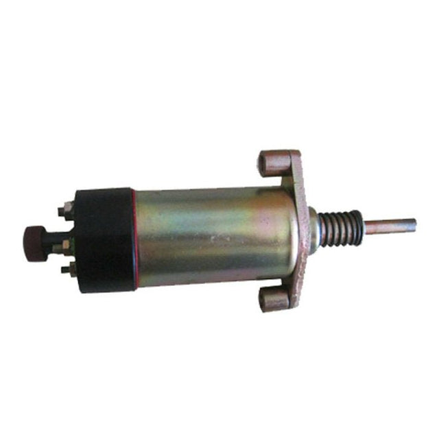 12V Fuel Stop Solenoid 1554654 for Caterpillar 330 330C 330B Excavator, Engine 3116 3126 - Fab Heavy Parts