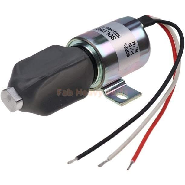 12V Shut off Solenoid P/N 1756ES - 12E3ULB1S5, SA - 4735 - 12 fits Mitsubishi Hyundai Volvo JCB - Fab Heavy Parts