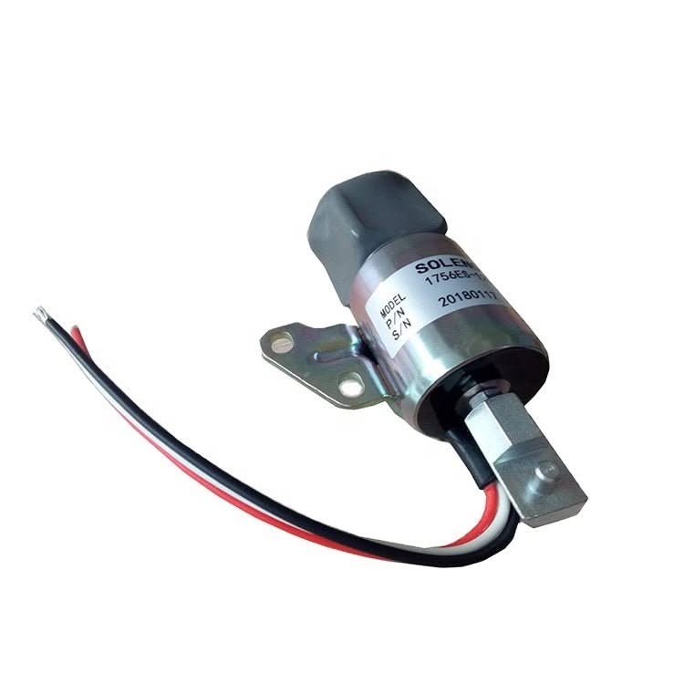 12V Shut Sown Solenoid 1756ES - 12SULB1S5, 16851 - 57723, SA - 4899 - 12 for Kubota Engine Z482 D722 D902 - Fab Heavy Parts