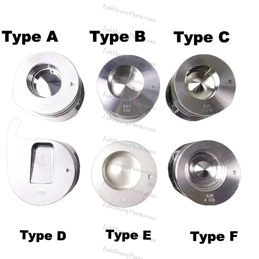 Overhaul Rebuild Kit for Mitsubishi S6S-DT Fits for Caterpillar Bulldozer  D5G XL D5G LGP D5G D5D-DD D5C D4G XL