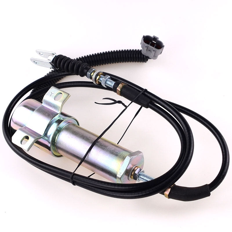 Stop Solenoid 11E1-60100-24 60V1-60100-24 24V for Hyundai R210-5 R210-7-Shut down solenoid-Fab Heavy Parts
