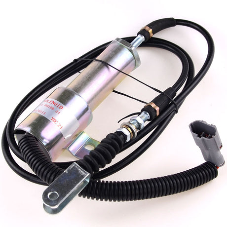 Stop Solenoid 11E1-60100-24 60V1-60100-24 24V for Hyundai R210-5 R210-7-Shut down solenoid-Fab Heavy Parts