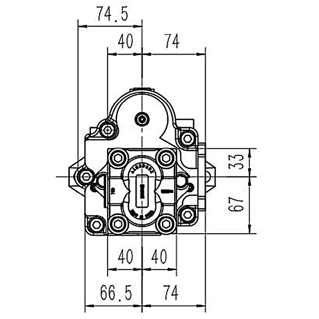 OEM PVD-1B-32P-11G5-4665C Ensemble de pompe hydraulique Nouveau
