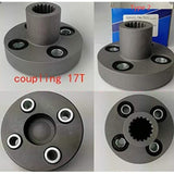 17T Splined Hydraulic Pump Coupler 257948A1 Fits CASE Loader 590SM 580SM 580M 570LXT 580L 580SL 570MXT 590L 590SL Fitsklift 586G 585G 588G - Fab Heavy Parts