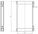Caterpillar Excavator 416C Hydraulic Oil Cooler 142-0724 1420724-Oil cooler-Fab Heavy Parts
