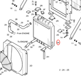 Hydraulic Radiator 13840000-1 for Doosan Excavator S220LC-III