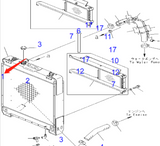Hydraulic Radiator 14X-03-31211 14X-03-31212 Fits for Komatsu D65EX-15 D65PX-15