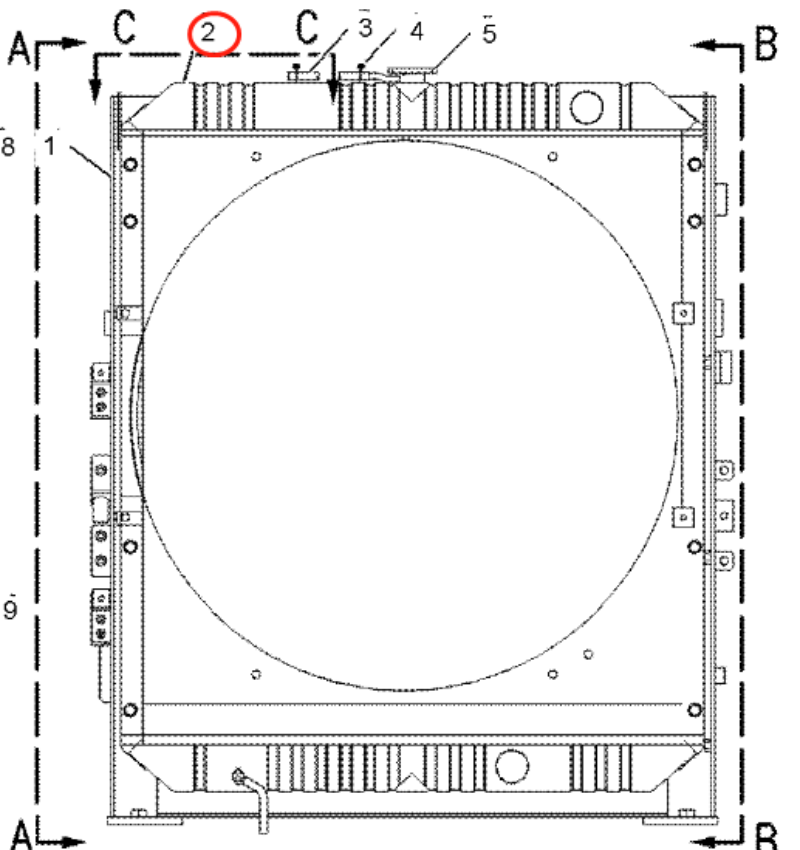 Hydraulic Radiator 1932802 193-2802 Fits for Caterpillar CAT Excavator E322C