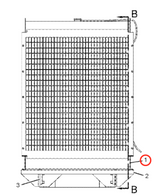 Hydraulic Radiator 142-1928 1421928 Fits for Caterpillar CAT 3406C Generator Set Engine