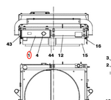 Hydraulinen jäähdyttimen ydin LN002080 LN002730 Sopii Case CX360B telakaivukoneeseen