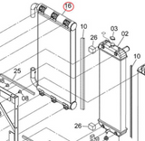 Radiator XB00001938 for Hitachi Excavator ZX200-5G ZX200LC-5G ZX210H-5G ZX210K-5G ZX210LCH-5G ZX210LCK-5G