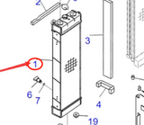 Fits For Komatsu Excavator PC200LL-8 PC220-8 PC220LC-8 PC240LC-8K PC240NLC-8K Hydraulic Radiator Assembly 206-03-21412