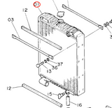 For Hitachi Excavator EX300 Water Tank Core Assembly 4218591