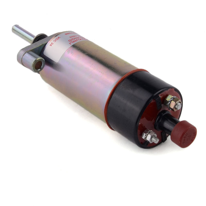 Fuel Shutoff Solenoid 24V 155-4653 1554653 3E-7985 3E7985 Fits for Caterpillar 330 330C Excavator, Warranty 6 Months