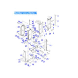 Adatto per escavatore Komatsu PC160LC-8 PC160LC-7-E0 Gruppo centrale radiatore idraulico 21K-03-72123