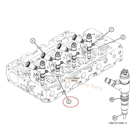 23V Fuel Injector Group 449-3315 for Caterpillar CAT M315D2 M317D2 Excavator C4.4 Engine - Fab Heavy Parts