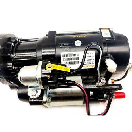 24V New Starter Motor 6N9677 Cummins 300700 Replaces CAT 769C 773B Tractor 631D 637D 772B Excavator 330C 330D - Fab Heavy Parts