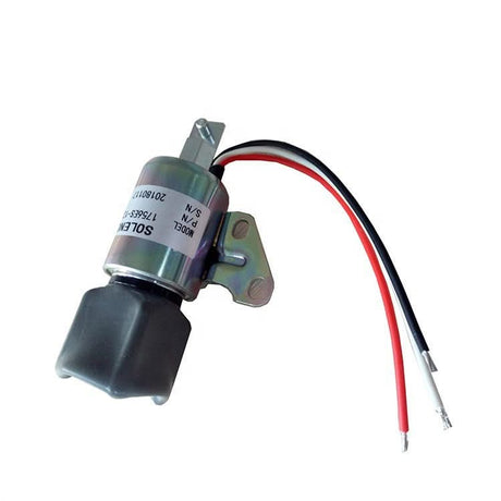 24V Shut Sown Solenoid 16851 - 57724, 1756ES - 24SULB1S5 for Kubota Engine Z482 D722 D902 - Fab Heavy Parts
