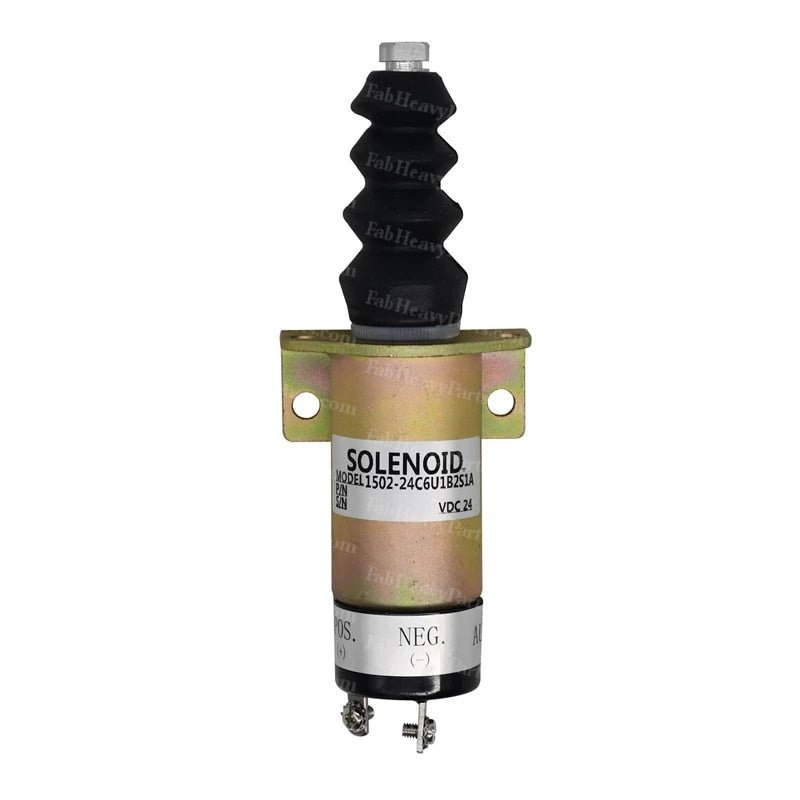 24V Stop Solenoid 2848A238 for Perkins T Series 6.354 Marine Engine Boat - Fab Heavy Parts