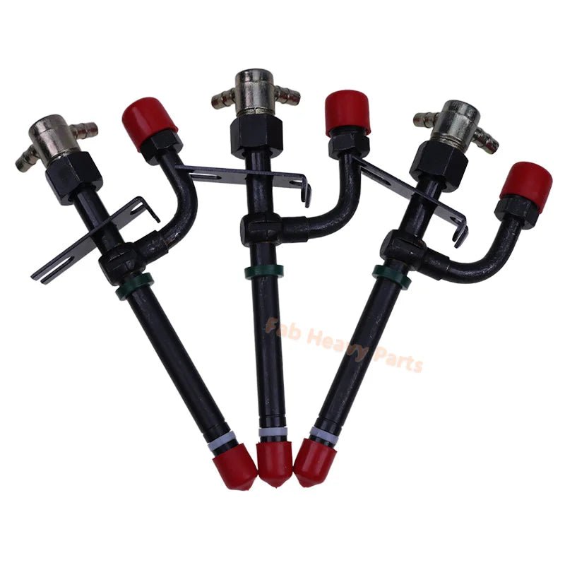 3 PCS Fuel Injector 17331 - 53001 24412 for Kubota Engine D1462 D1462 - DI D1453 D1453 - T - Fab Heavy Parts