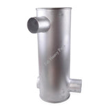 Nowy tłumik pasuje do wymiany koparki Caterpillar 320D 467-4842 4674842, średnica okrągłego dna 250 mm