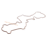 La guarnizione del coperchio del bilanciere della valvola è adatta per il motore Komatsu 6D114