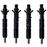 4 PCS Delphi Fuel Injector B03303A 2645K026 for Perkins Engine 1104D-44TA - Fab Heavy Parts