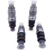 4 PCS Fuel Injector 093500 - 5700 23600 - 69105 for Toyota Engine 1KZ - T 1KZ - TE Land Cruiser - Fab Heavy Parts