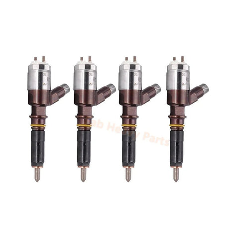 4 PCS Fuel Injector 10R - 7666 10R7666 266 - 4489 2664489 282 - 0470 2820470 276 - 8270 2768270 Fits for Caterpillar CAT Engine C6.6 C4.4 - Fab Heavy Parts