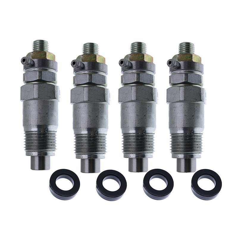 4 PCS Fuel Injector 15271 - 53000 for Kubota Tractor L185 L245 L2050 L295 L2350 L235 - Fab Heavy Parts