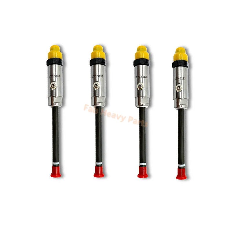 4 PCS Fuel Injector 170 - 5183 1705183 0R - 4336 0R4336 Fits for Caterpillar CAT Engine 3304 3304B 3306 - Fab Heavy Parts