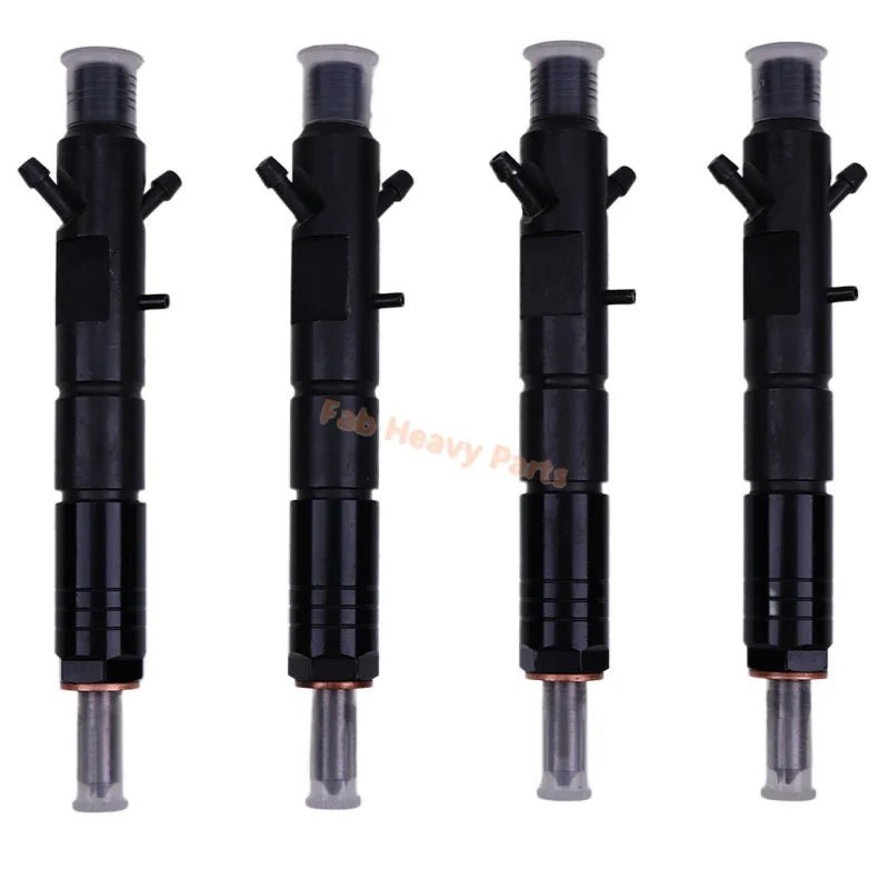 4 PCS Fuel Injector 236 - 1674 2361674 266 - 6830 2666830 20R - 0476 20R0476 Fits for Caterpillar CAT Engine 3054C 3054 C4.4 Backhoe Loader 428D 432E 420D 416E - Fab Heavy Parts