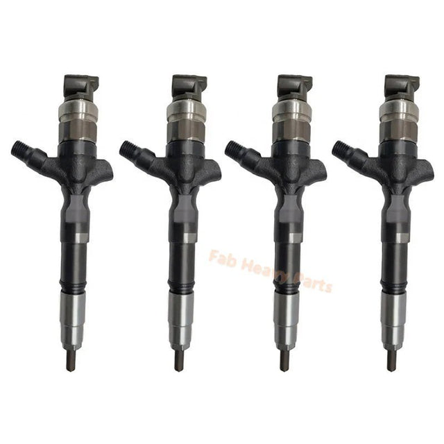 4 PCS Fuel Injector 23670 - 0L100 for Toyota Engine 2KD - TFV - Fab Heavy Parts