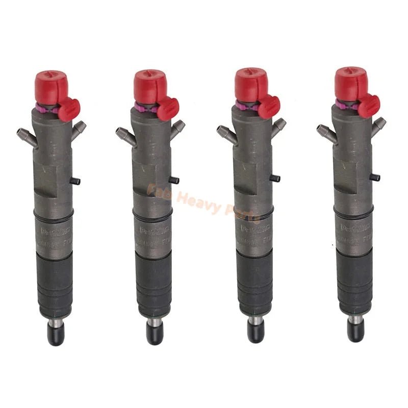 4 PCS Fuel Injector 315 - 3381 3153381 Fits for Caterpillar CAT Engine C4.4 Loader 416 420F 422E 428E 430 432 434 444 - Fab Heavy Parts