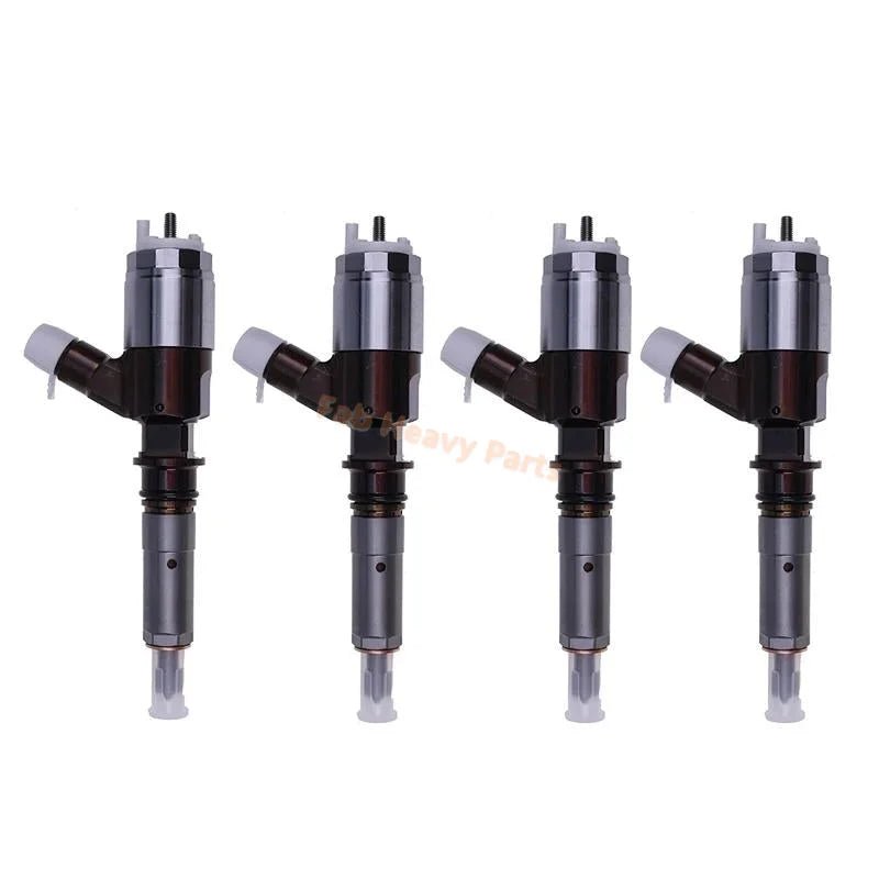 4 PCS Fuel Injector 320 - 0670 3200670 10R - 7670 10R7670 306 - 9370 3069370 Fits for Caterpillar CAT Engine C4.4 C6.6 Excavator 312D 320D 321D 323D Final clearance - Fab Heavy Parts