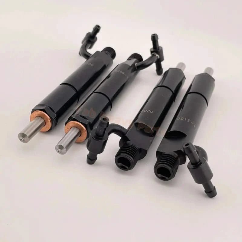 4 PCS Fuel Injector 6202 - 13 - 3110 Fits for Komatsu 4D95 WA50 - 1 PC70 - 7E PC75UU - 2E BR300J - 1 BR200S - 1 - Fab Heavy Parts