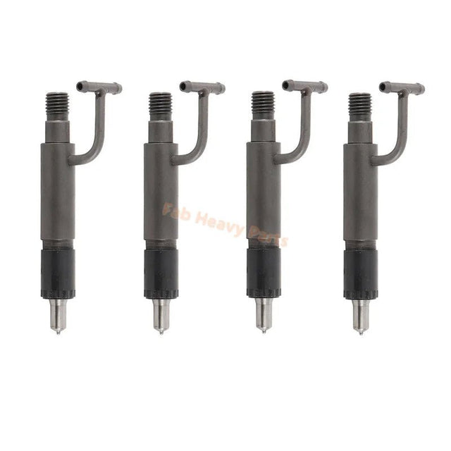4 PCS Fuel Injector 729100-53100 for Yanmar Engine 4TNE84 4TNE84-GB2C Combine AW448T - Fab Heavy Parts