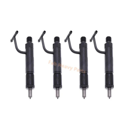 4 PCS Fuel Injector AT212037 729902-53200 for Yanmar Engine 4TNE98 4TNE98-SA John Deere Loader 304H - Fab Heavy Parts