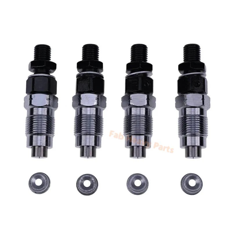 4 PCS Fuel Injector Nozzel KBT1645453900 for Hitachi Excavator ZX40 ZX50 - Fab Heavy Parts