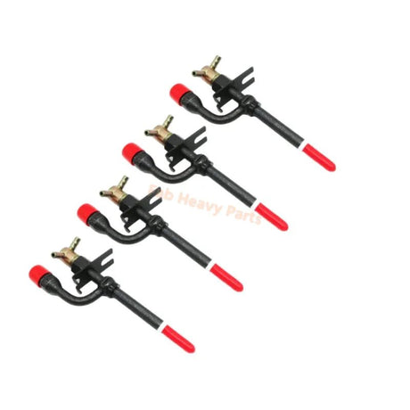 4 PCS Fuel Injector Nozzle 27127 1737153001 17371-53001 for Kubota Engine VT1512-IT-DI - Fab Heavy Parts