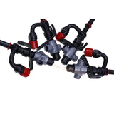 4 PCS Fuel Injector RE507766 RE531436 38416 Fits for John Deere 4045D 4045T 6068D 3215 3220 6715 6020 6120 6220 6320 6420 6520 6620 6120L - Fab Heavy Parts