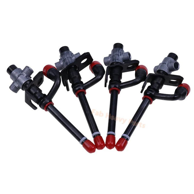 4 PCS Fuel Injector RE507766 RE531436 38416 Fits for John Deere 4045D 4045T 6068D 3215 3220 6715 6020 6120 6220 6320 6420 6520 6620 6120L - Fab Heavy Parts